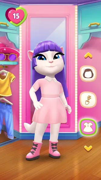 My Talking Angela 2 МОД/Взлом [Деньги, Монеты и Меню MOD] Screenshot 1