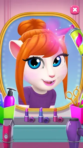 My Talking Angela 2 МОД/Взлом [Деньги, Монеты и Меню MOD] Screenshot 2