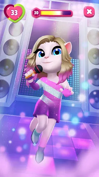 My Talking Angela 2 МОД/Взлом [Деньги, Монеты и Меню MOD] Screenshot 3