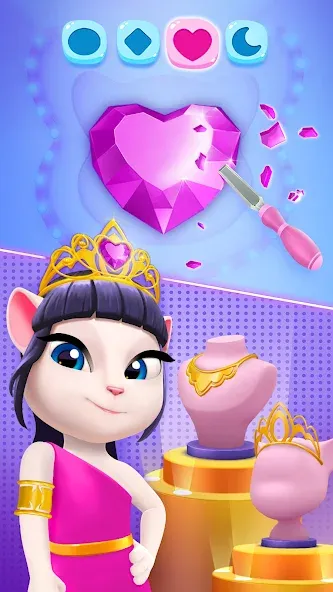My Talking Angela 2 МОД/Взлом [Деньги, Монеты и Меню MOD] Screenshot 5