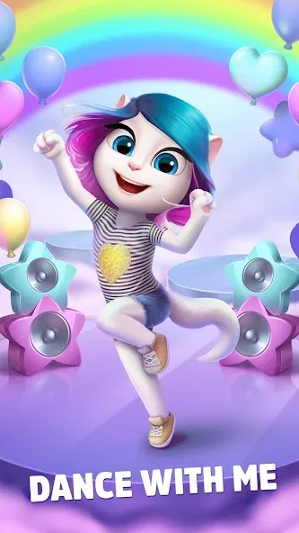My Talking Angela МОД/Взлом [Деньги, Монеты и Меню MOD] Screenshot 1