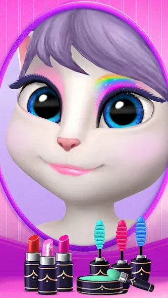 My Talking Angela МОД/Взлом [Деньги, Монеты и Меню MOD] Screenshot 2