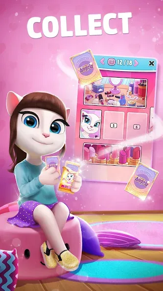 My Talking Angela МОД/Взлом [Деньги, Монеты и Меню MOD] Screenshot 5