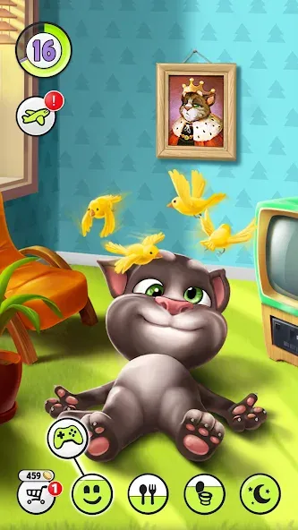 My Talking Tom МОД/Взлом [Бесконечные деньги, Монеты и Мега MOD] Screenshot 1