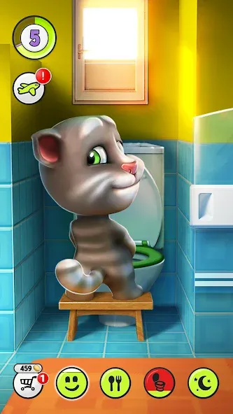 My Talking Tom МОД/Взлом [Бесконечные деньги, Монеты и Мега MOD] Screenshot 2