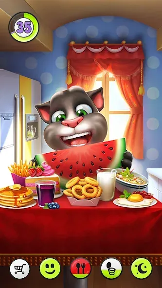 My Talking Tom МОД/Взлом [Бесконечные деньги, Монеты и Мега MOD] Screenshot 3