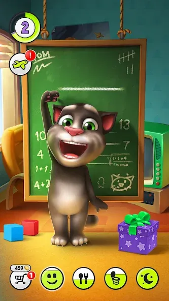 My Talking Tom МОД/Взлом [Бесконечные деньги, Монеты и Мега MOD] Screenshot 5