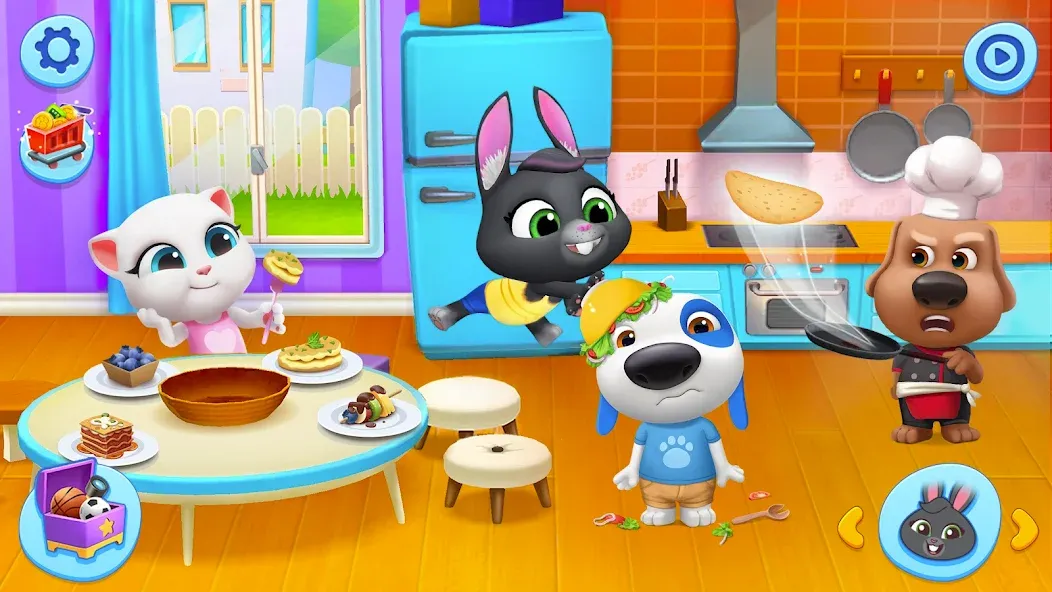 My Talking Tom Friends МОД/Взлом [Много денег, Монет и Все открыто] Screenshot 5