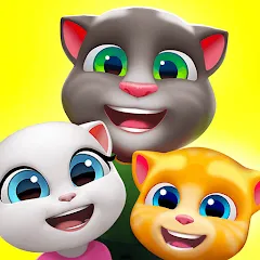 Скачать Взломанная My Talking Tom Friends (много денег) на Андроид