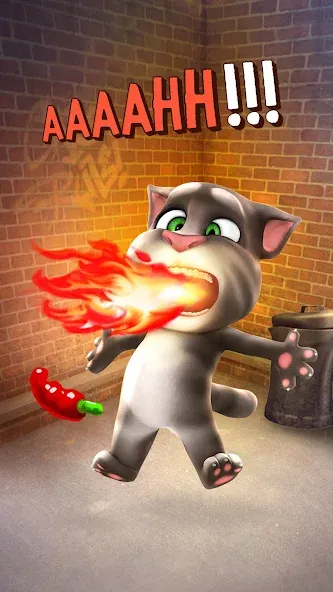 Talking Tom Cat МОД/Взлом [Много монет, Открытые уровни и Мега MOD] Screenshot 4