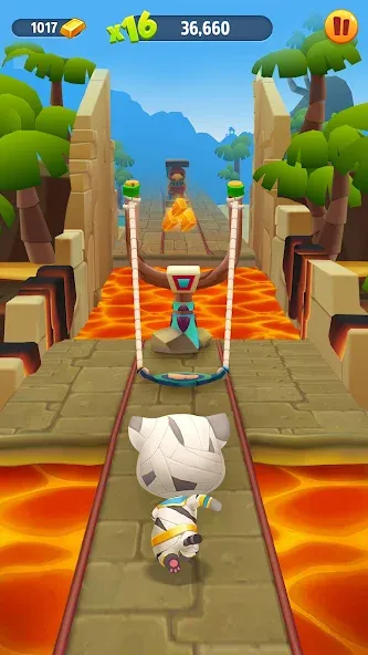 Talking Tom Gold Run МОД/Взлом [Меню, Бесконечные монеты и Открытые уровни] Screenshot 5