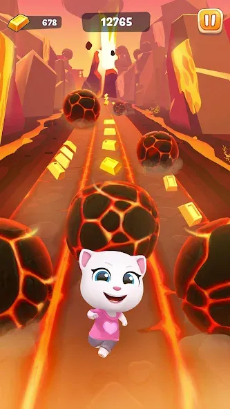 Talking Tom Time Rush МОД/Взлом [Много монет, Открытые уровни и Мега MOD] Screenshot 2