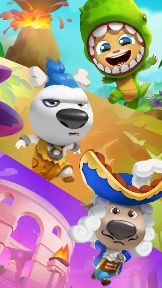Talking Tom Time Rush МОД/Взлом [Много монет, Открытые уровни и Мега MOD] Screenshot 5