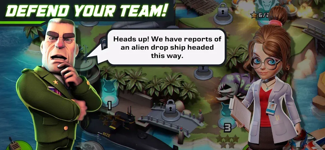 Alien Creeps - Tower Defense (Эйлиен Крипс ТД) МОД/Взлом [Бесконечные деньги, Монеты и Мега MOD] Screenshot 4