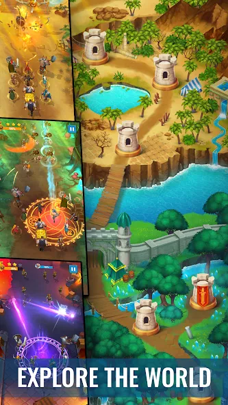 Raid & Rush - Heroes idle RPG МОД/Взлом [Все открыто, Дополнительные деньги и Меню MOD] Screenshot 5