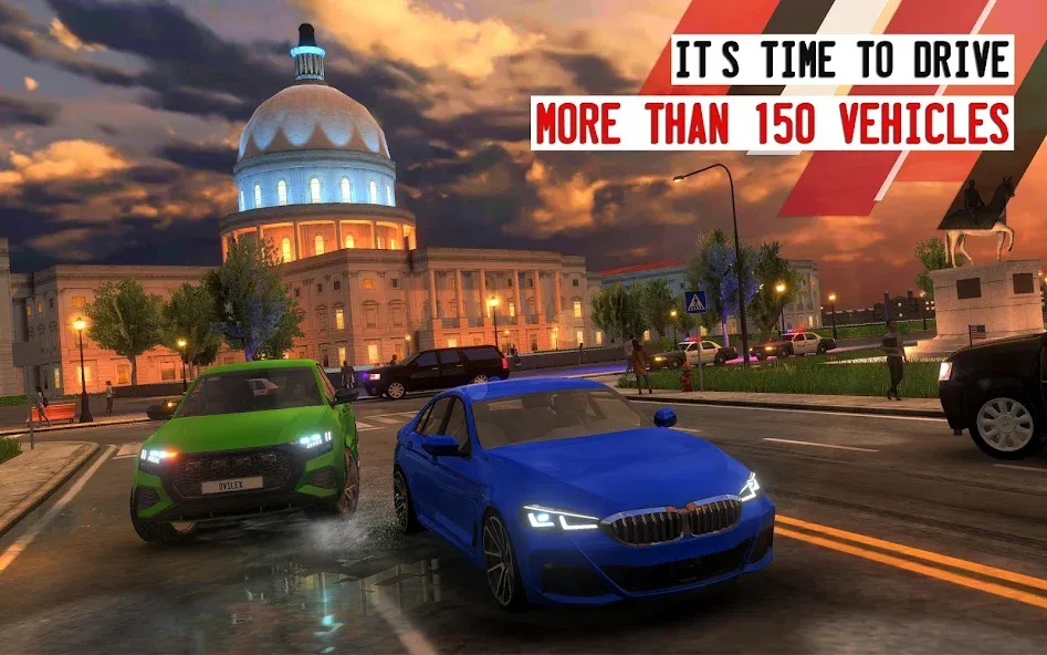 Driving School Simulator (Драйвинг Скул Симулятор) МОД/Взлом [Много монет, Открытые уровни и Мега MOD] Screenshot 1