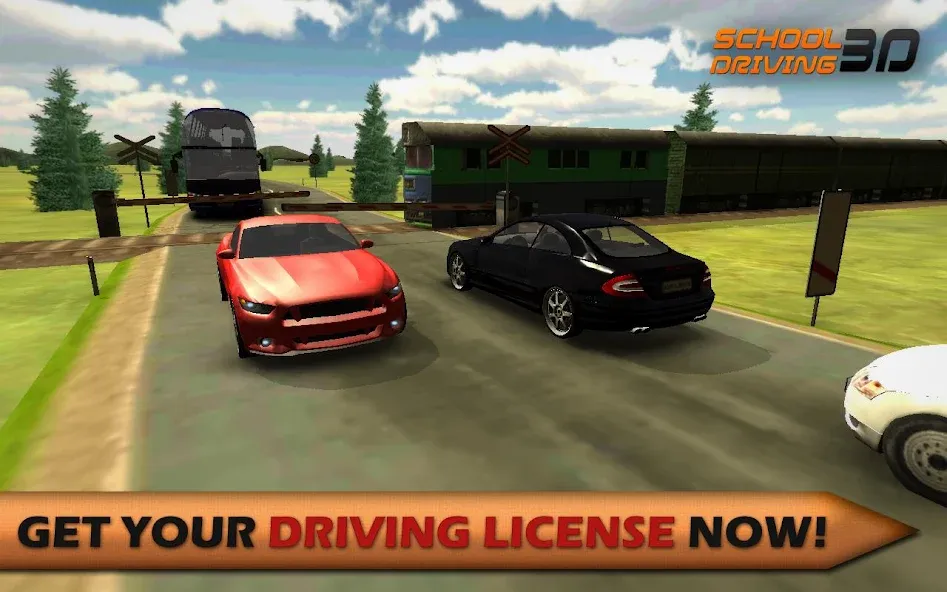 School Driving 3D (Скул Драйвинг 3Д) МОД/Взлом [Деньги, Монеты и Меню MOD] Screenshot 1