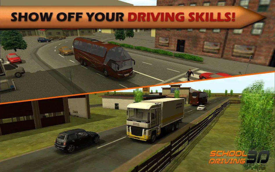 School Driving 3D (Скул Драйвинг 3Д) МОД/Взлом [Деньги, Монеты и Меню MOD] Screenshot 5
