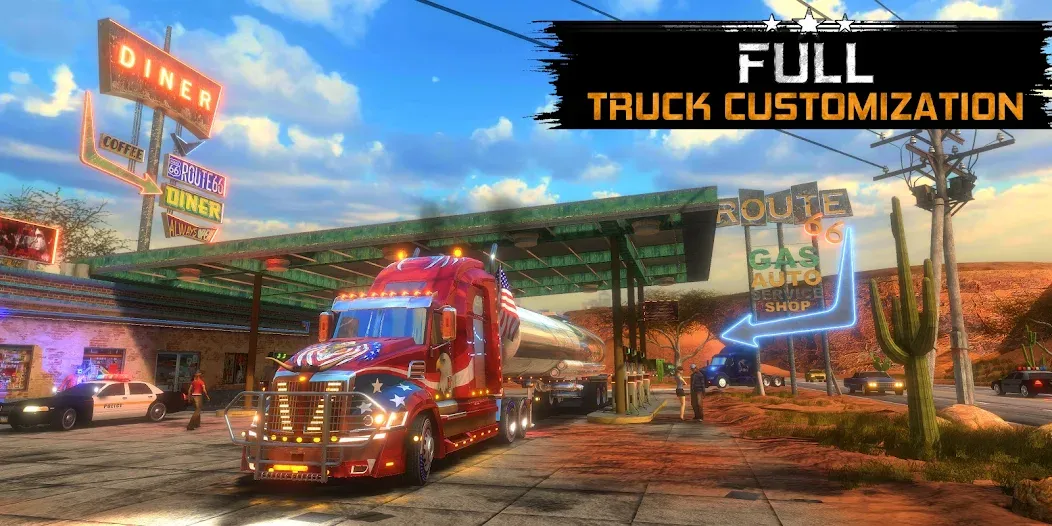 Truck Simulator USA Revolution (Трак Симулятор США Революция) МОД/Взлом [Много монет, Открытые уровни и Мега MOD] Screenshot 5