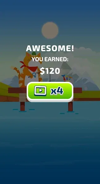 Idle Furry Fishing! МОД/Взлом [Все открыто, Дополнительные деньги и Меню MOD] Screenshot 5
