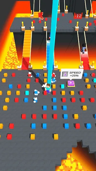 Craft Bridge Race (Крафт Бридж Рейс) МОД/Взлом [Много денег, Монет и Все открыто] Screenshot 3
