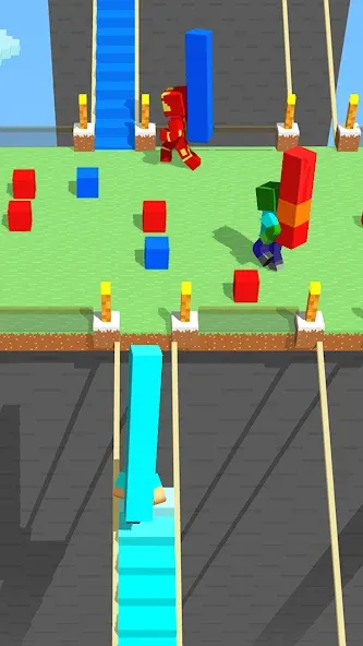 Craft Bridge Race (Крафт Бридж Рейс) МОД/Взлом [Много денег, Монет и Все открыто] Screenshot 5