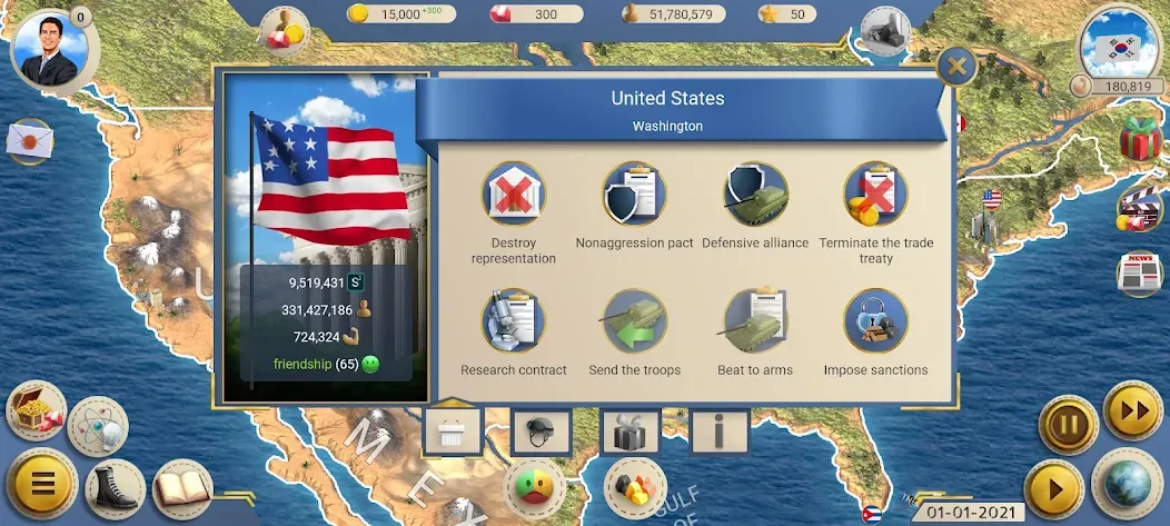 MA 2 – President Simulator МОД/Взлом [Меню, Бесконечные монеты и Открытые уровни] Screenshot 3