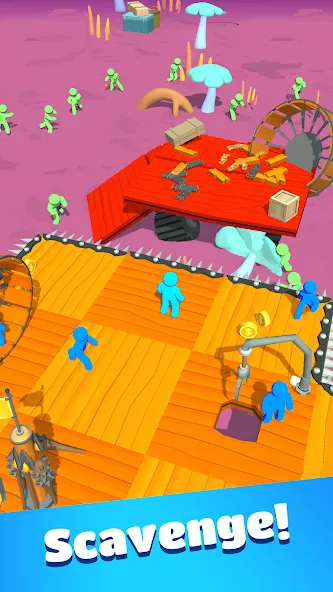 Zombie Raft (Зомби Рафт) МОД/Взлом [Много монет, Открытые уровни и Мега MOD] Screenshot 3