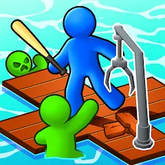 Скачать Zombie Raft Взлом на много денег и без рекламы на Андроид