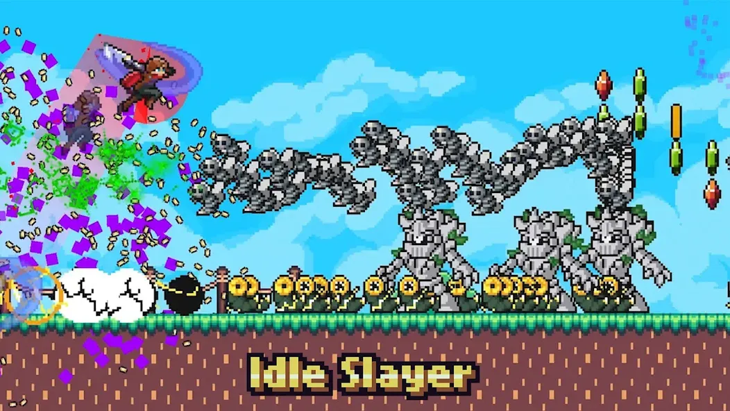 Idle Slayer (Айдл Слэер) МОД/Взлом [Все открыто, Дополнительные деньги и Меню MOD] Screenshot 1