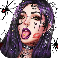 Скачать Dark, Horror Color by Number Взлом (Все картинки разблокированы и без рекламы) на Андроид