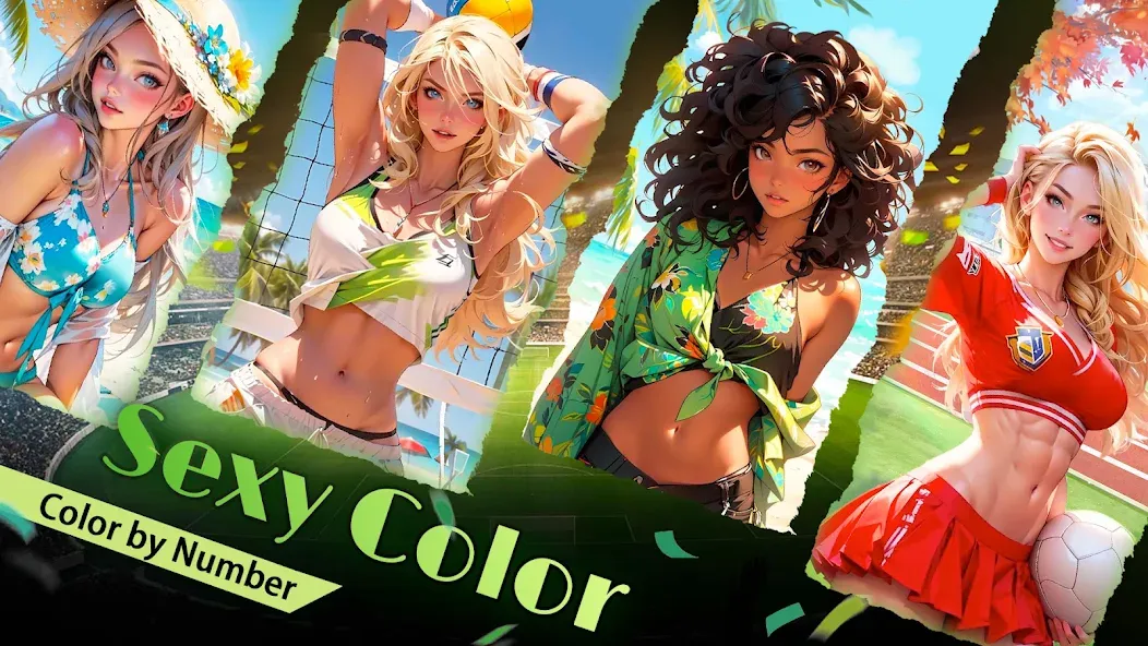 Adult Sexy Coloring Games МОД/Взлом [Много денег, Монет и Все открыто] Screenshot 3