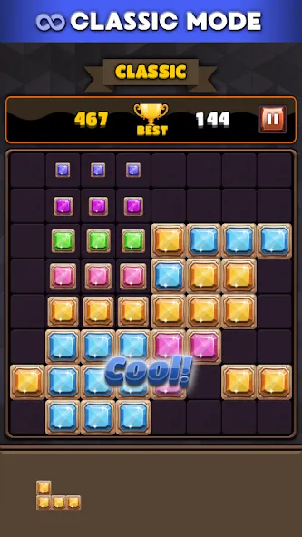 Block Puzzle 8x8 (Блокголоволомка 88) МОД/Взлом [Бесконечные деньги, Монеты и Мега MOD] Screenshot 2