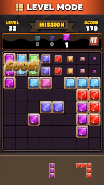 Block Puzzle 8x8 (Блокголоволомка 88) МОД/Взлом [Бесконечные деньги, Монеты и Мега MOD] Screenshot 3