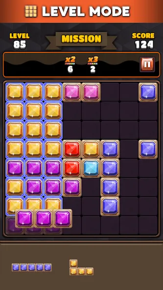 Block Puzzle 8x8 (Блокголоволомка 88) МОД/Взлом [Бесконечные деньги, Монеты и Мега MOD] Screenshot 5