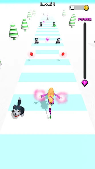 Power Girl 3D (Пауэр Герл 3Д) МОД/Взлом [Много денег, Монет и Все открыто] Screenshot 3