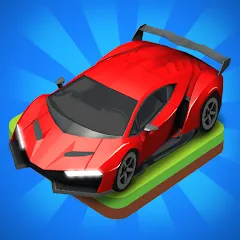 Скачать Взломанная Merge Car - Idle Merge Cars на Андроид (Много денег)