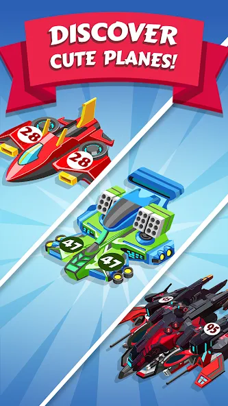 Merge Planes Idle Plane Game (Мерж Плейнс Импайр) МОД/Взлом [Бесконечные деньги, Монеты и Мега MOD] Screenshot 4
