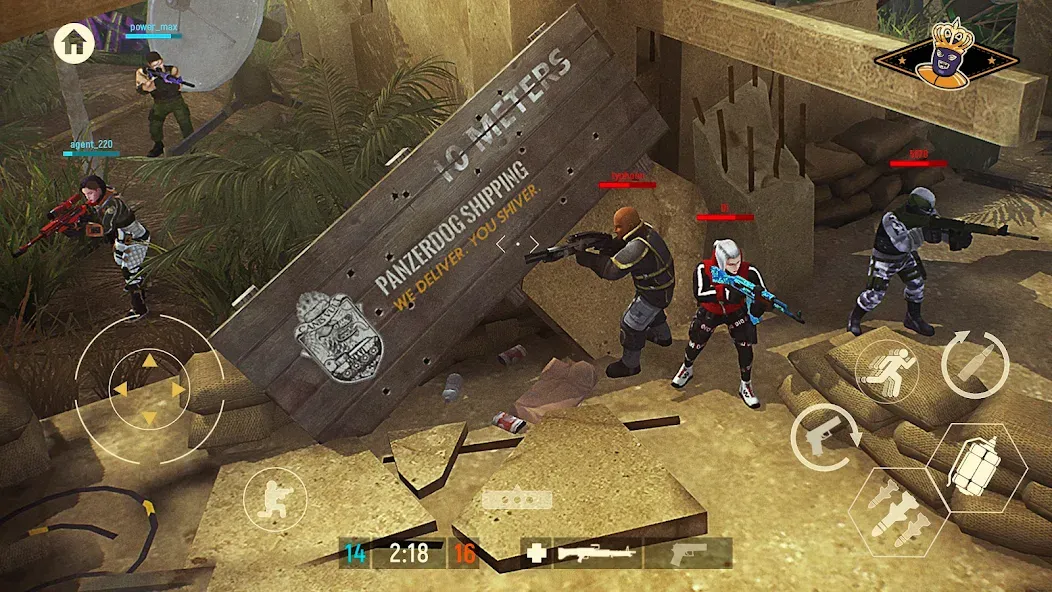 Tacticool: 3rd person shooter (Тактикул) МОД/Взлом [Меню, Бесконечные монеты и Открытые уровни] Screenshot 4
