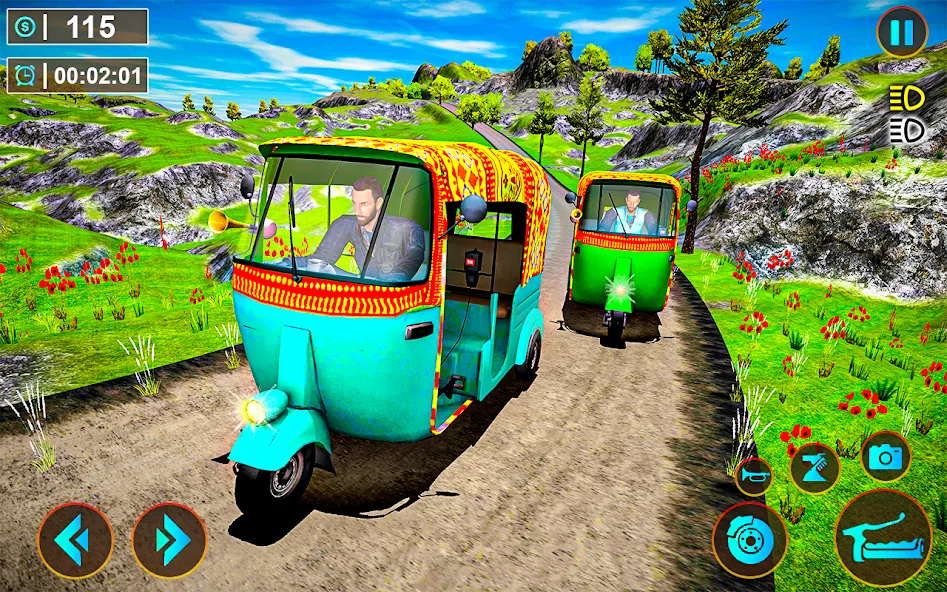 Tuk Tuk Offroad Auto Rickshaw (Тук Тук оффроуд автомобильный рикша) МОД/Взлом [Много монет, Открытые уровни и Мега MOD] Screenshot 1
