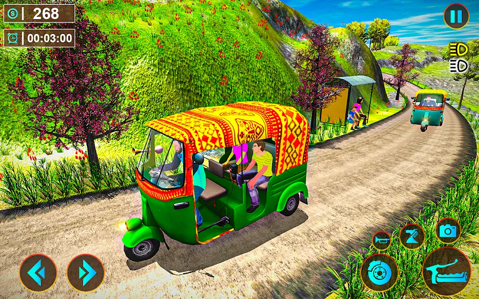 Tuk Tuk Offroad Auto Rickshaw (Тук Тук оффроуд автомобильный рикша) МОД/Взлом [Много монет, Открытые уровни и Мега MOD] Screenshot 2