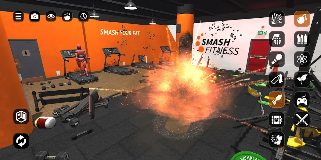 Room Smash (Рум Смэш) МОД/Взлом [Много монет, Открытые уровни и Мега MOD] Screenshot 2
