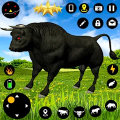 Скачать Взломанная Angry Bull Attack Fight Games (Много денег) на Android