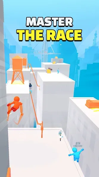 Parkour Race - FreeRun Game (Паркур Рейс) МОД/Взлом [Бесконечные деньги, Монеты и Мега MOD] Screenshot 3