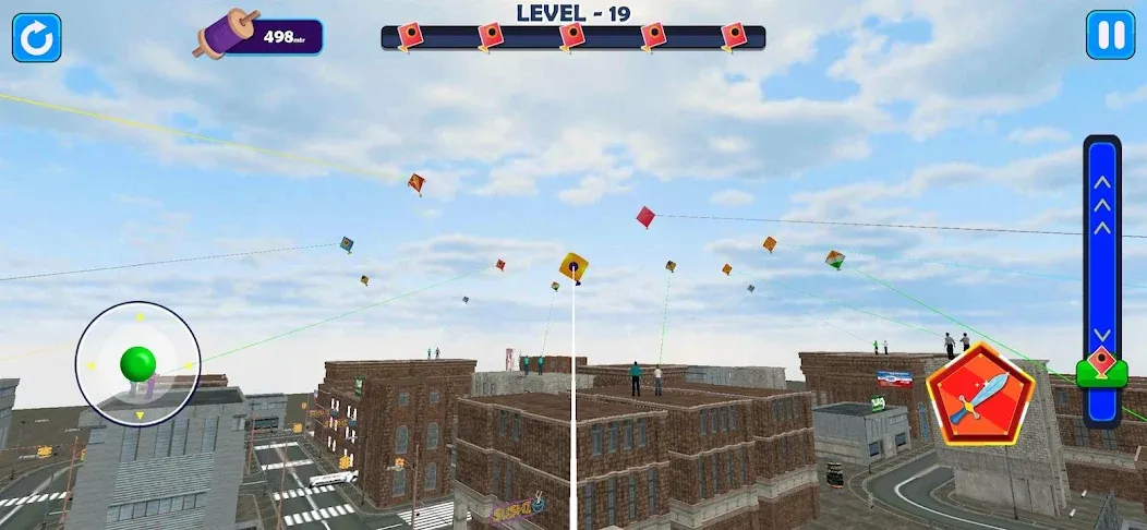 Indian Kite Flying 3D (Индийский воздушный змей 3Д) МОД/Взлом [Меню, Бесконечные монеты и Открытые уровни] Screenshot 5