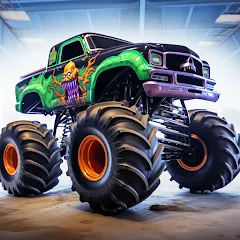 Скачать Monster truck: Extreme racing взлом на много денег и бесконечное нитро на Андроид