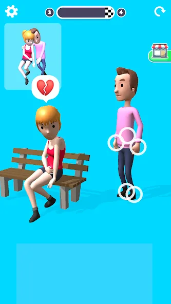 Move People (Мув Пипл) МОД/Взлом [Меню, Бесконечные монеты и Открытые уровни] Screenshot 5
