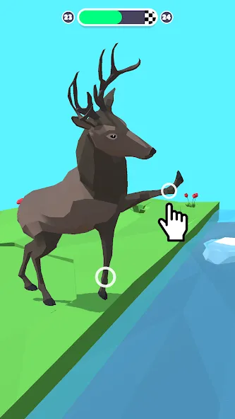 Move Animals (Мув Энималс) МОД/Взлом [Меню, Бесконечные монеты и Открытые уровни] Screenshot 2