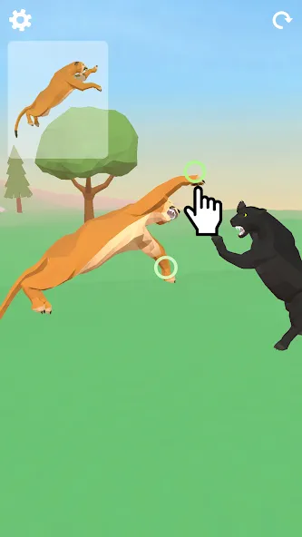 Move Animals (Мув Энималс) МОД/Взлом [Меню, Бесконечные монеты и Открытые уровни] Screenshot 4