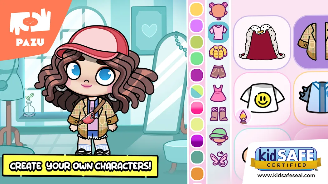 Avatar Maker Dress up for kids МОД/Взлом [Много монет, Открытые уровни и Мега MOD] Screenshot 1